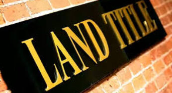 5 Land Titles and Their Respective Relevance In Nigerian Real Estate Industry” —Ayorinde Ejioye.